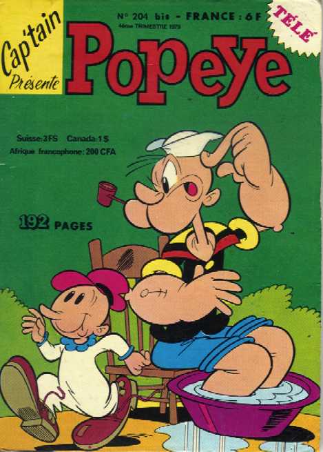 Scan de la Couverture Cap'tain Popeye n 204